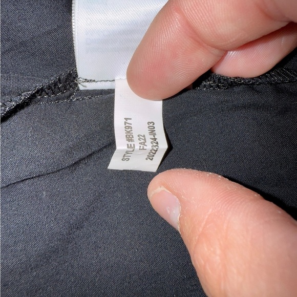 J.CREW BLACK V-NECK EYELET TRIM MINI DRESS - Picture 6 of 9